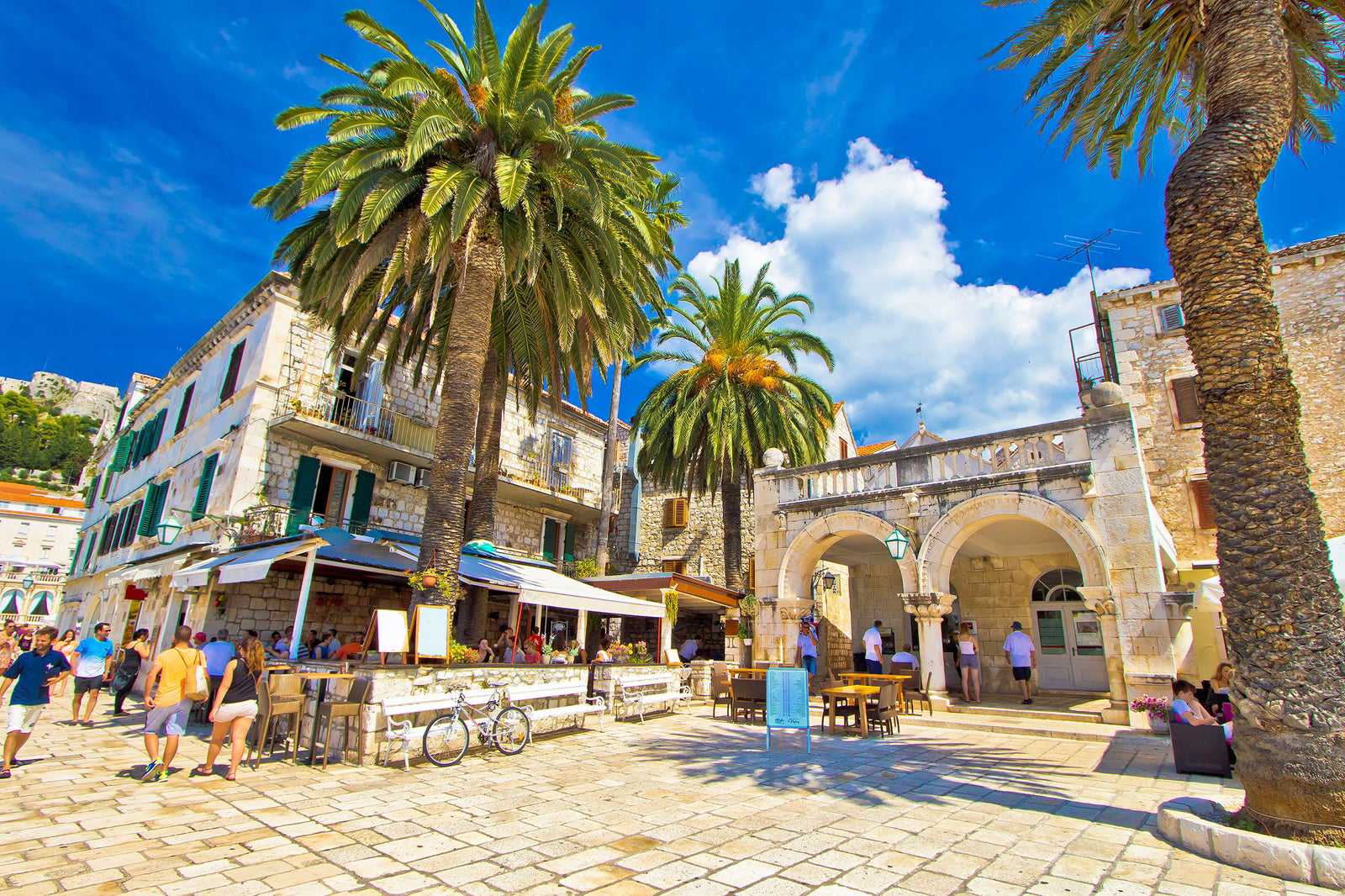 Walk Hvar Town’s promenade