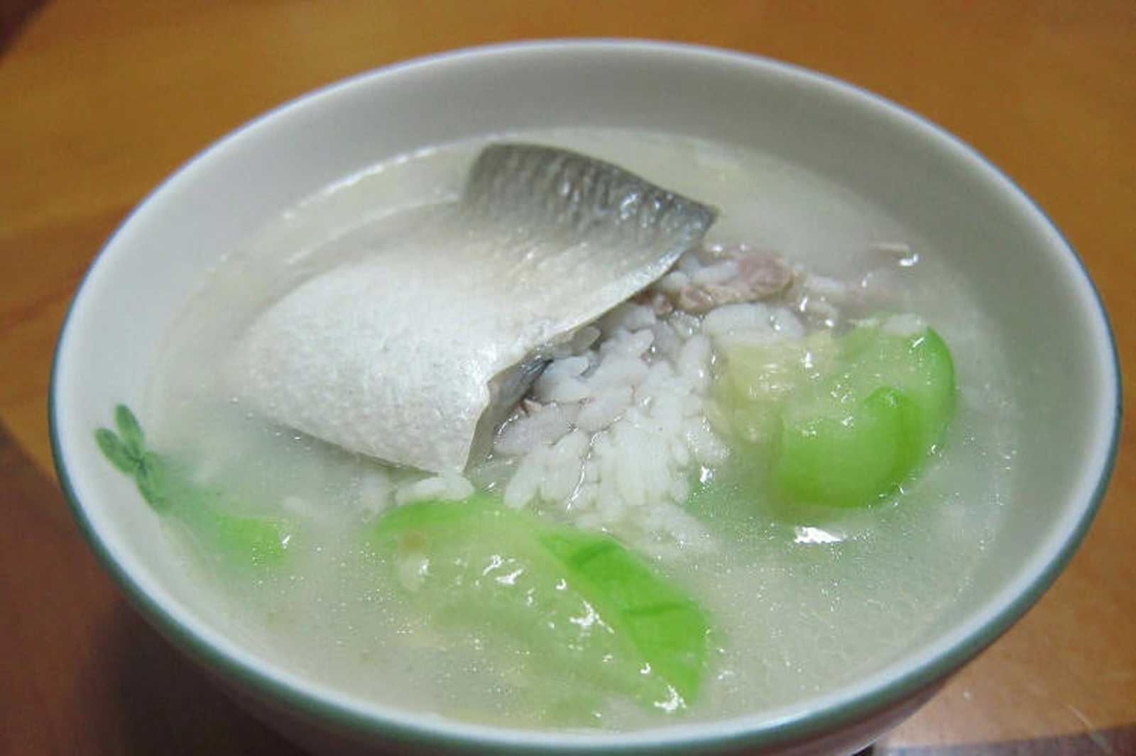 Milkfish congee