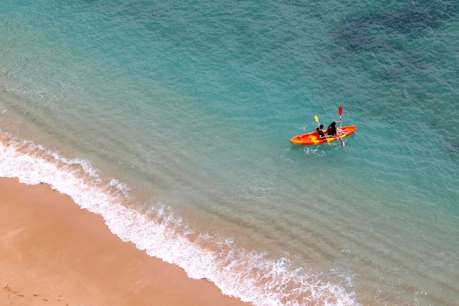 Explore the coastline with a twin kayak