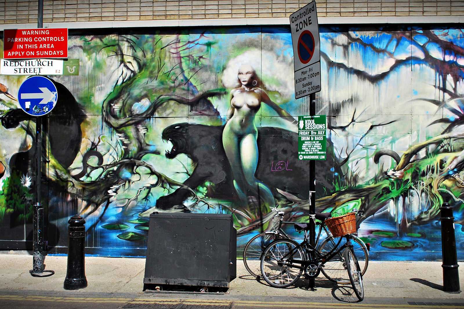 Urban art on Brick Lane