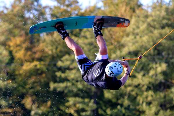Wakeboarding at Taco Lake