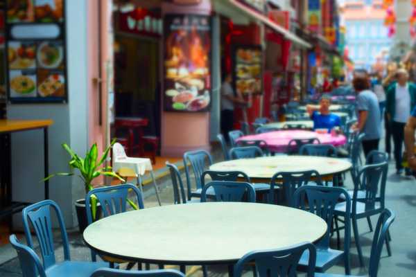 Chinatown Food Street in Singapore