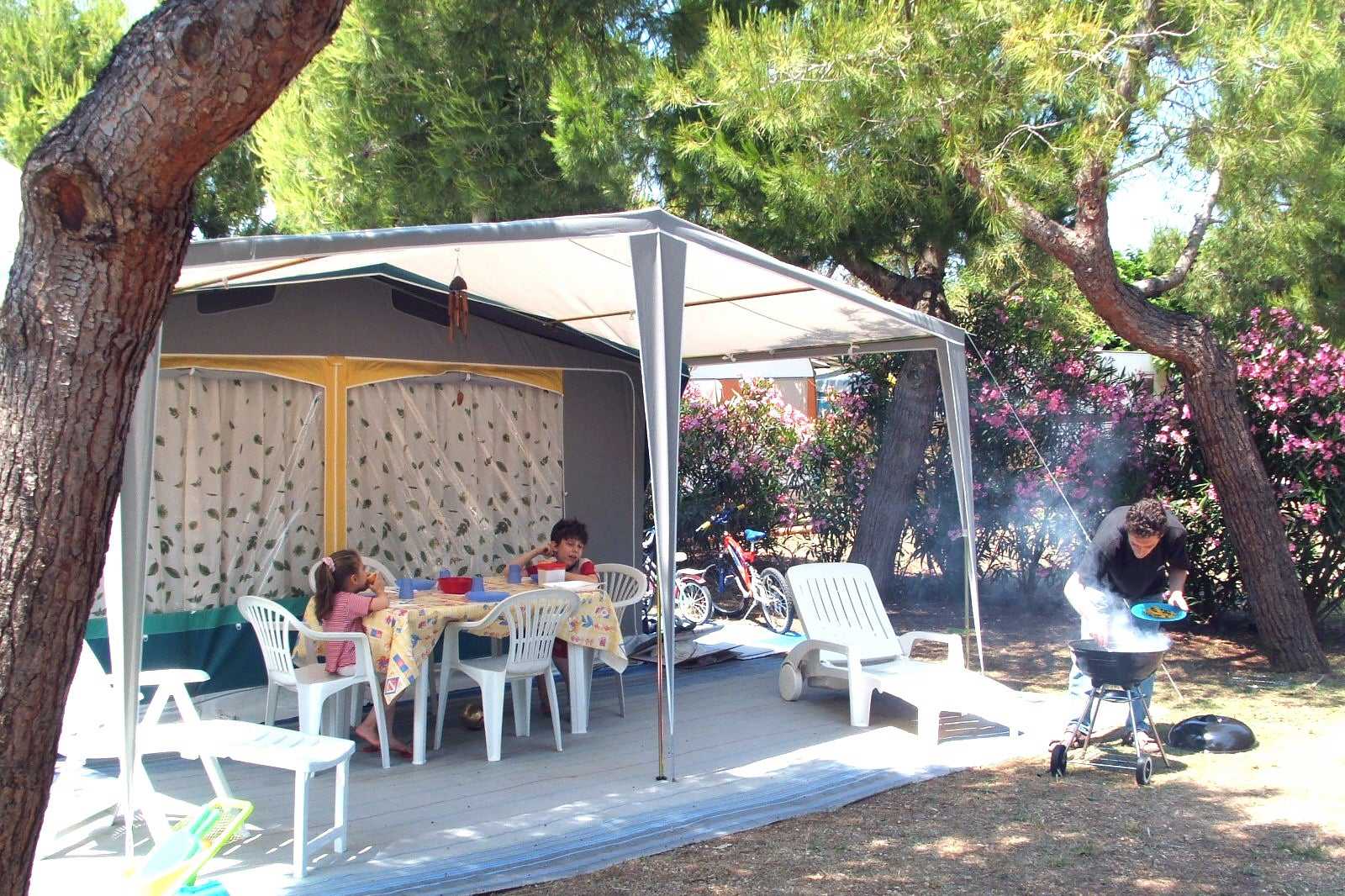 Stay in a campground
