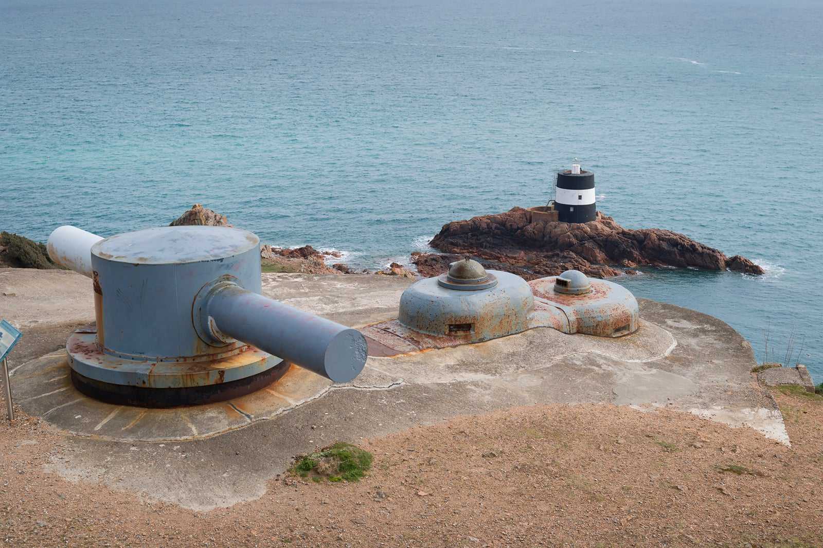 German war bunkers at Noirmont Point