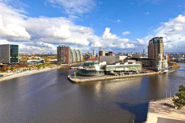 Salford Quays in Manchester