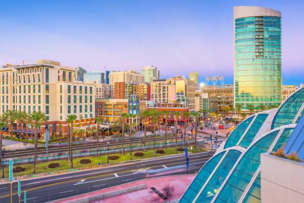 Gaslamp Quarter in San Diego