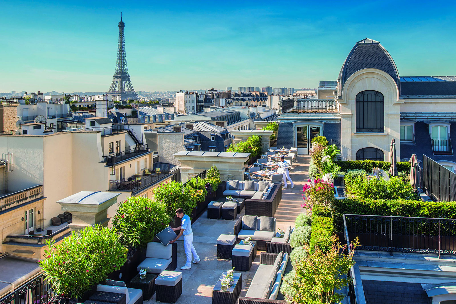 hotel view eiffel tower paris