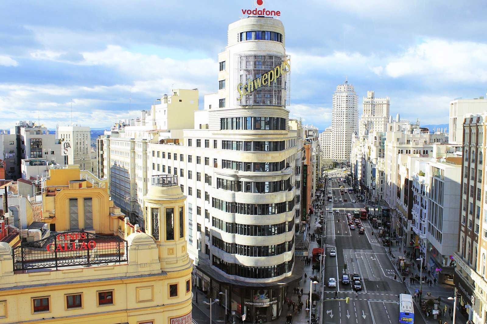 Free viewpoint from El Corte Ingles’s rooftop