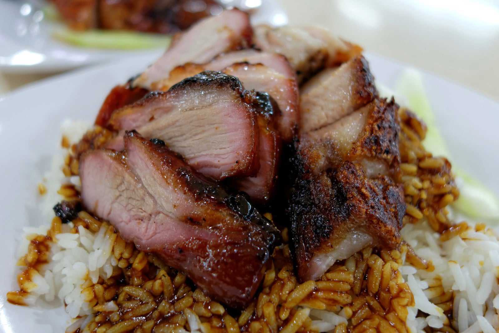 Bai sach chrouk (grilled pork and broken rice)