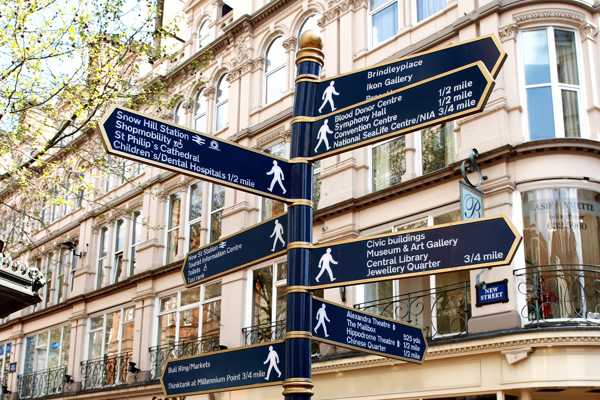 New Street in Birmingham
