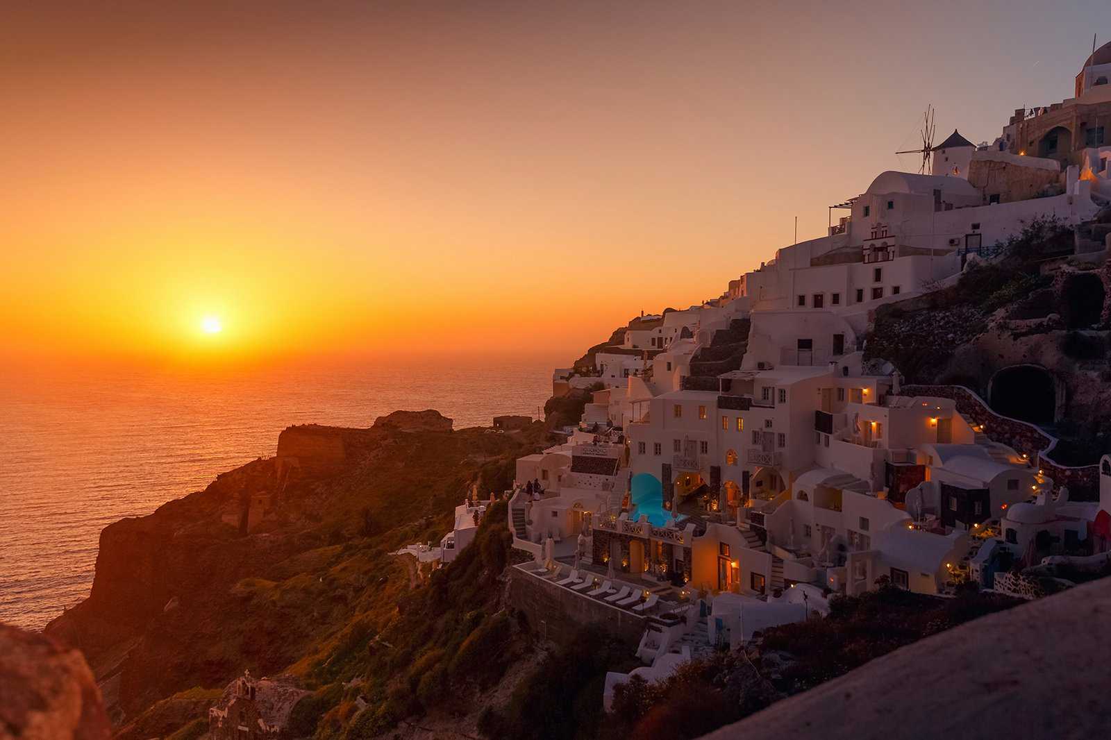 Sunset in Oia