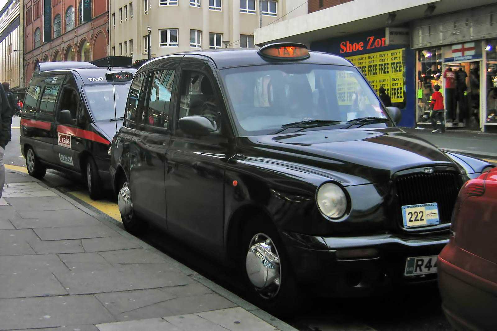 Taking a taxi