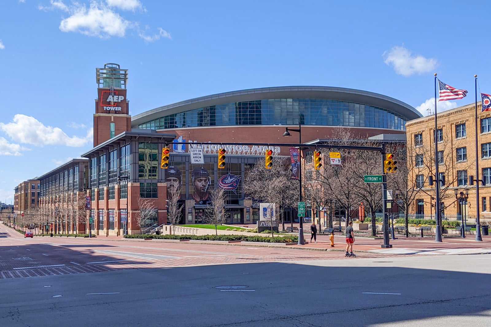 Roam the Arena District for endless entertainment