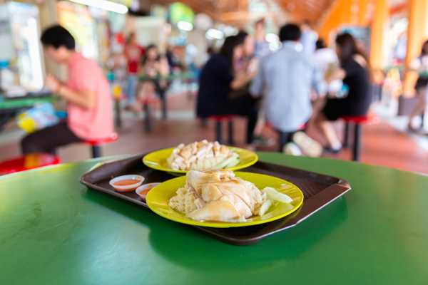 Maxwell Hawker Centre in Singapore