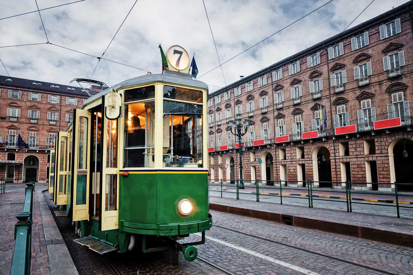 Historic city trams