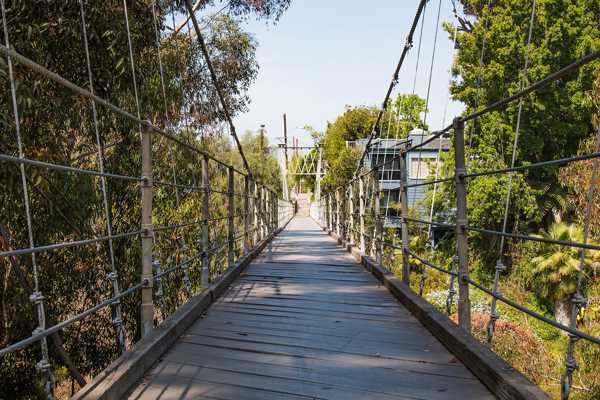 Spruce Street Suspension Bridge