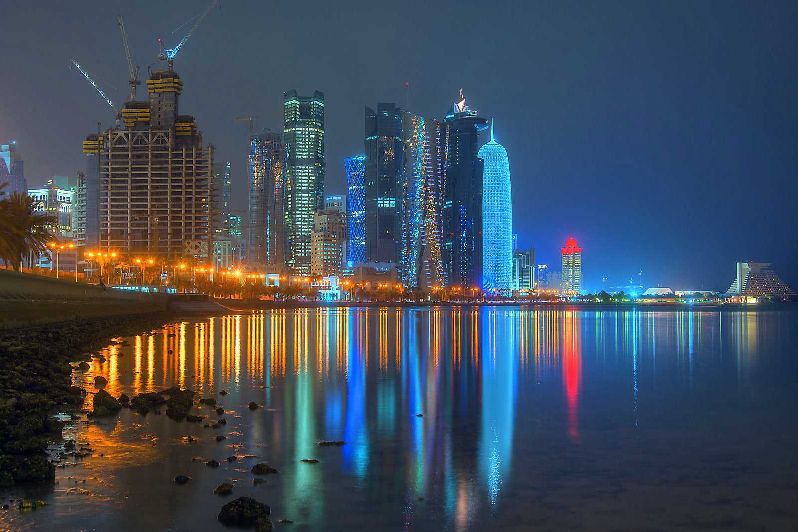 Marvel at the Doha skyline
