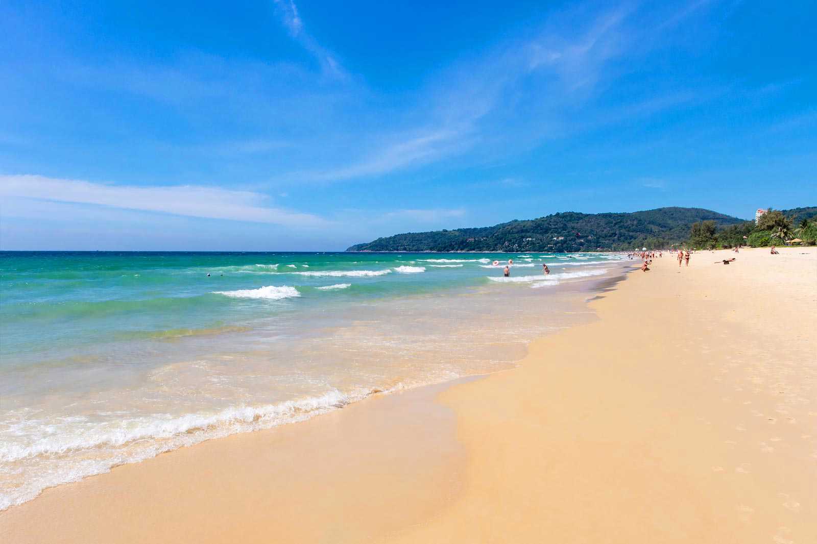 Stay at one of the quiet beaches