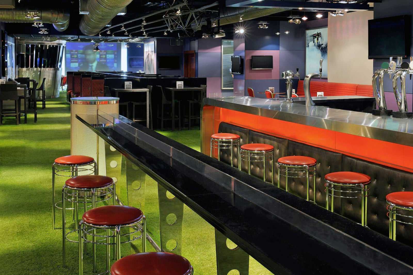 Catch up on the day’s sports at a sports bar