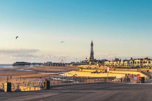 The Golden Mile in Blackpool