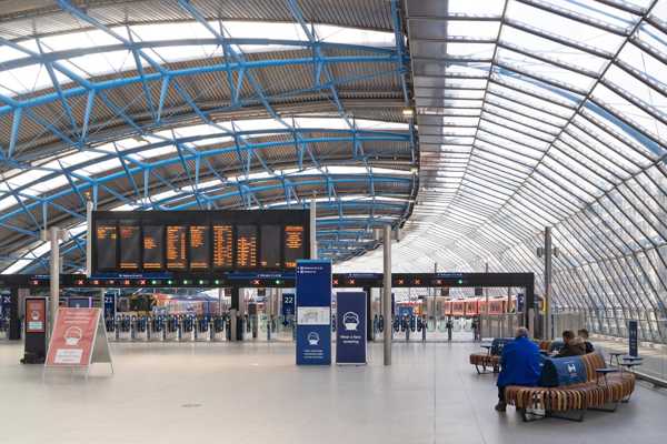 Waterloo Station in London