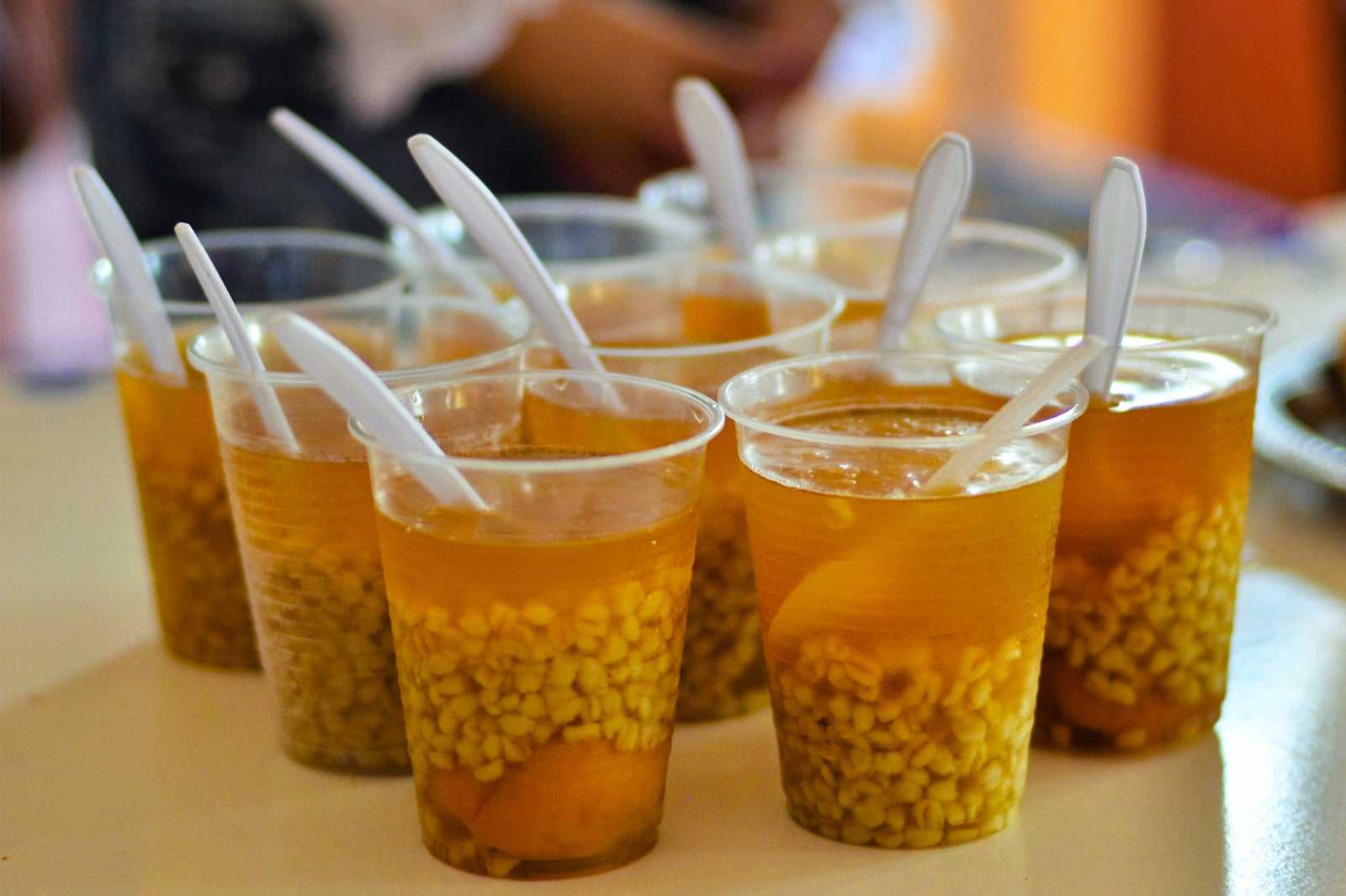 Have a sweet taste of mote con huesillo