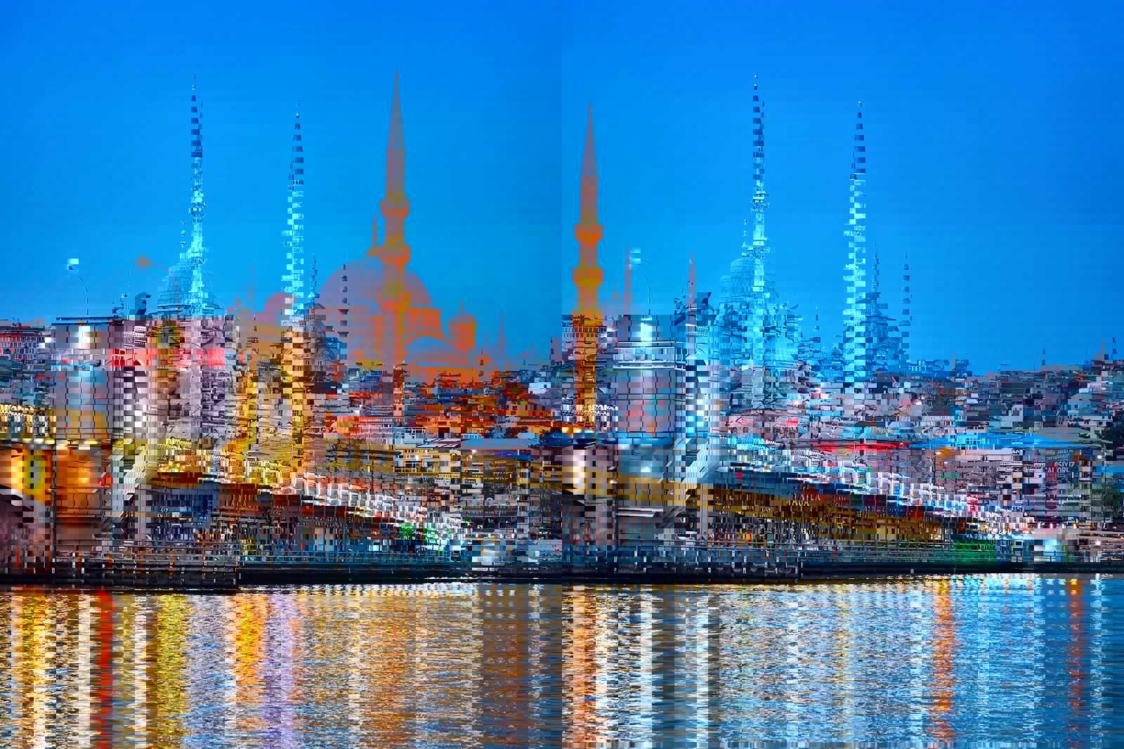 Cross the Galata Bridge