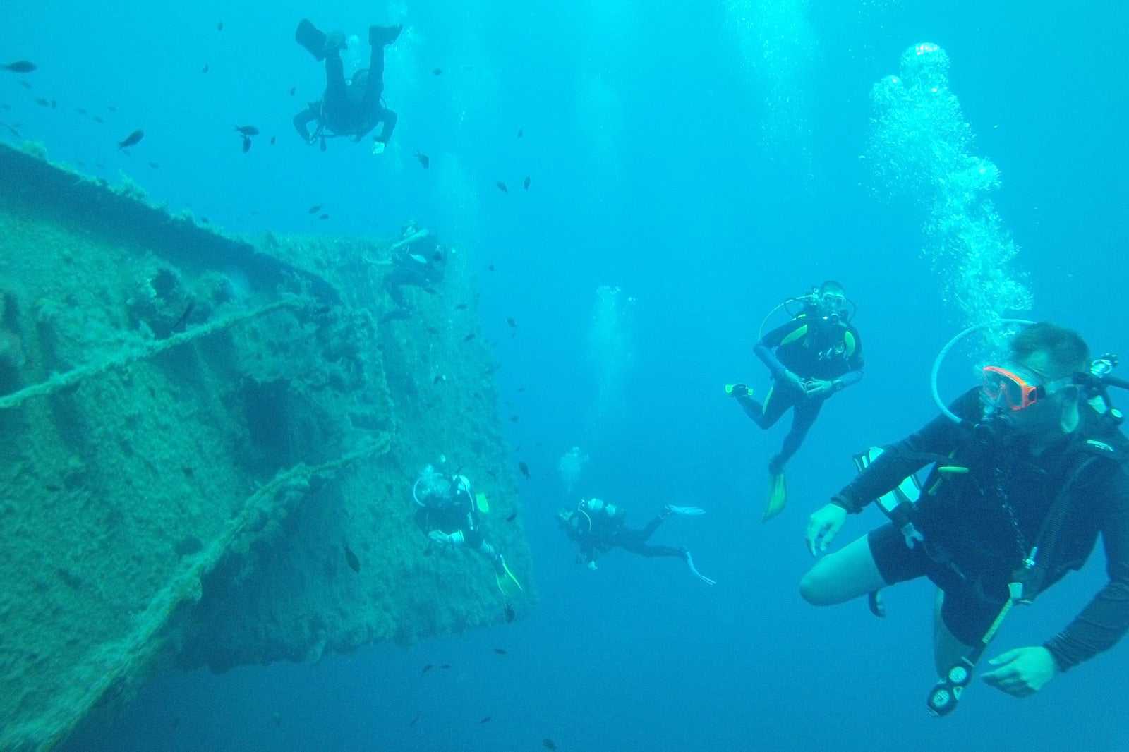 The Zenobia shipwreck