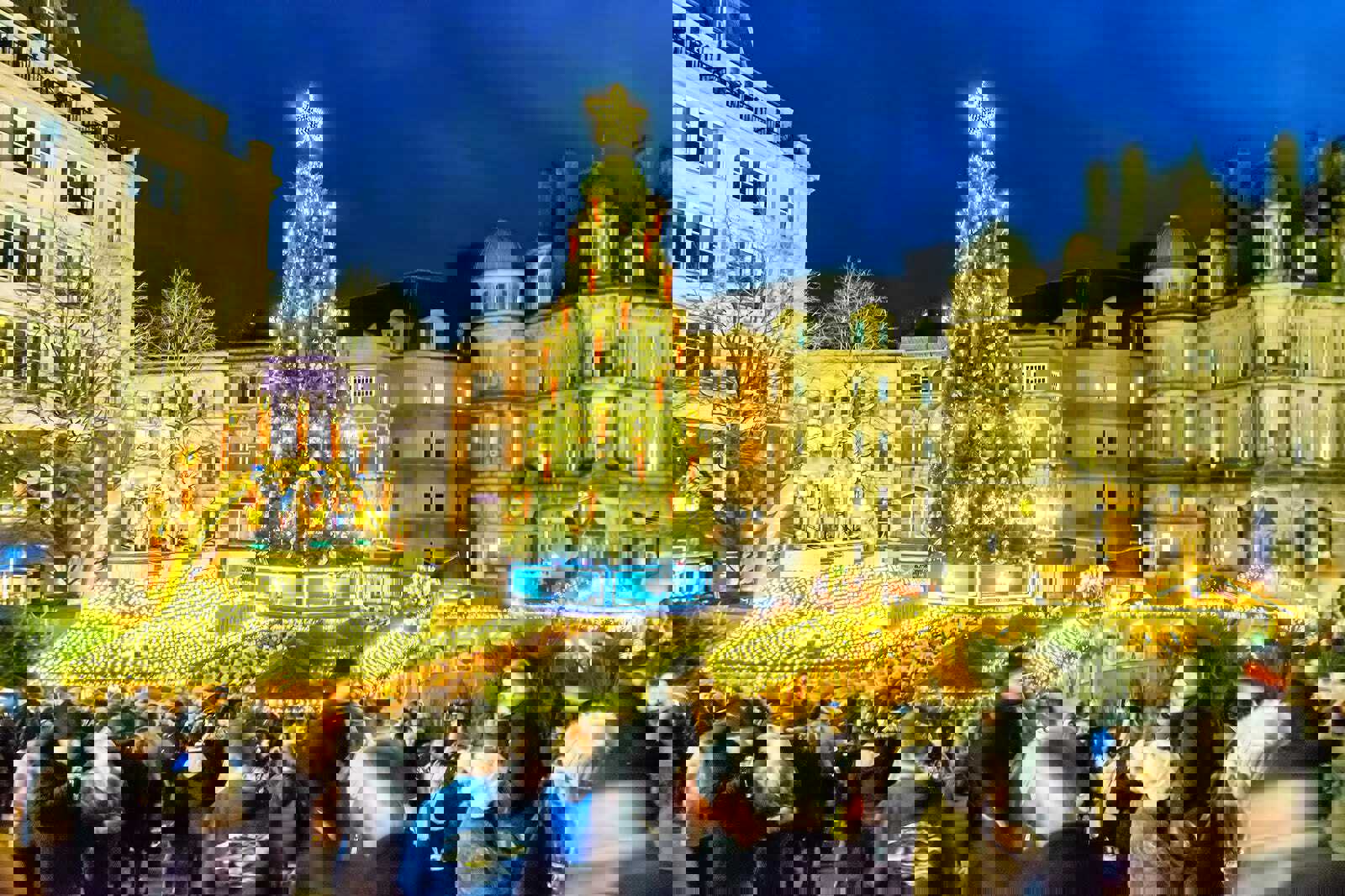 The Christmas Market is the largest in Europe...