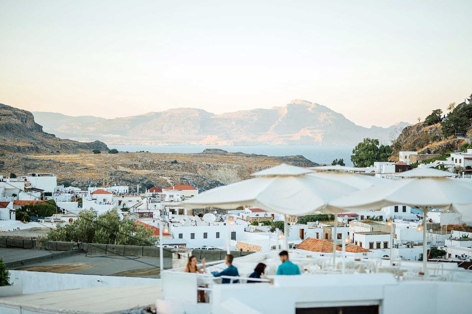 Rooftop bars in Lindos