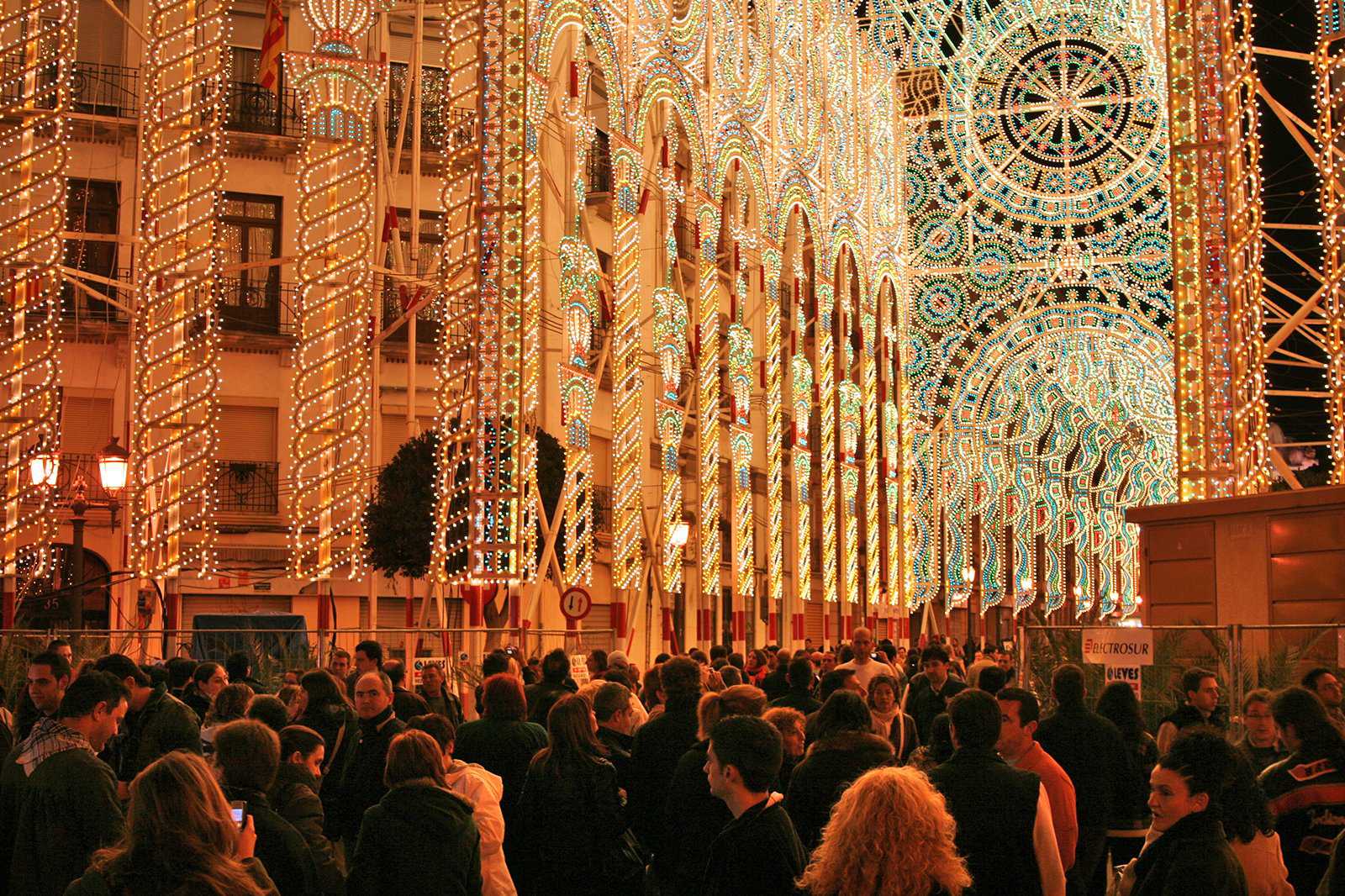 Spring Fallas festival