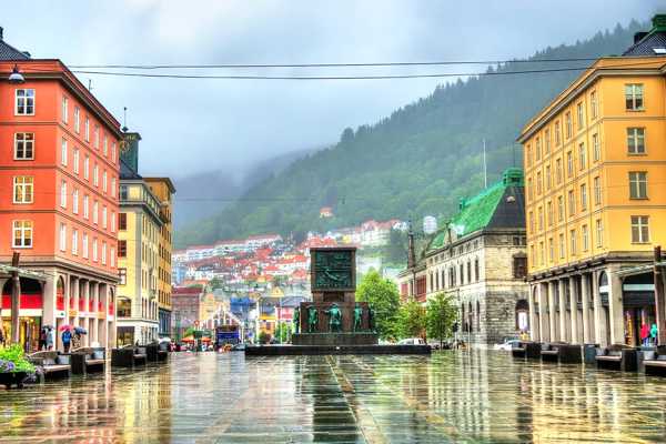 Torgallmenningen in Bergen