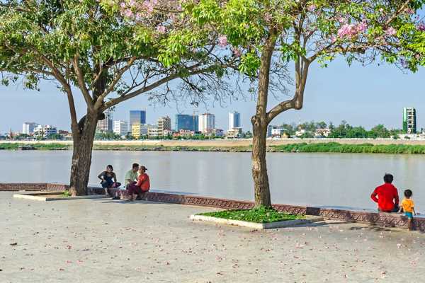 Sisowath Quay in Phnom Penh