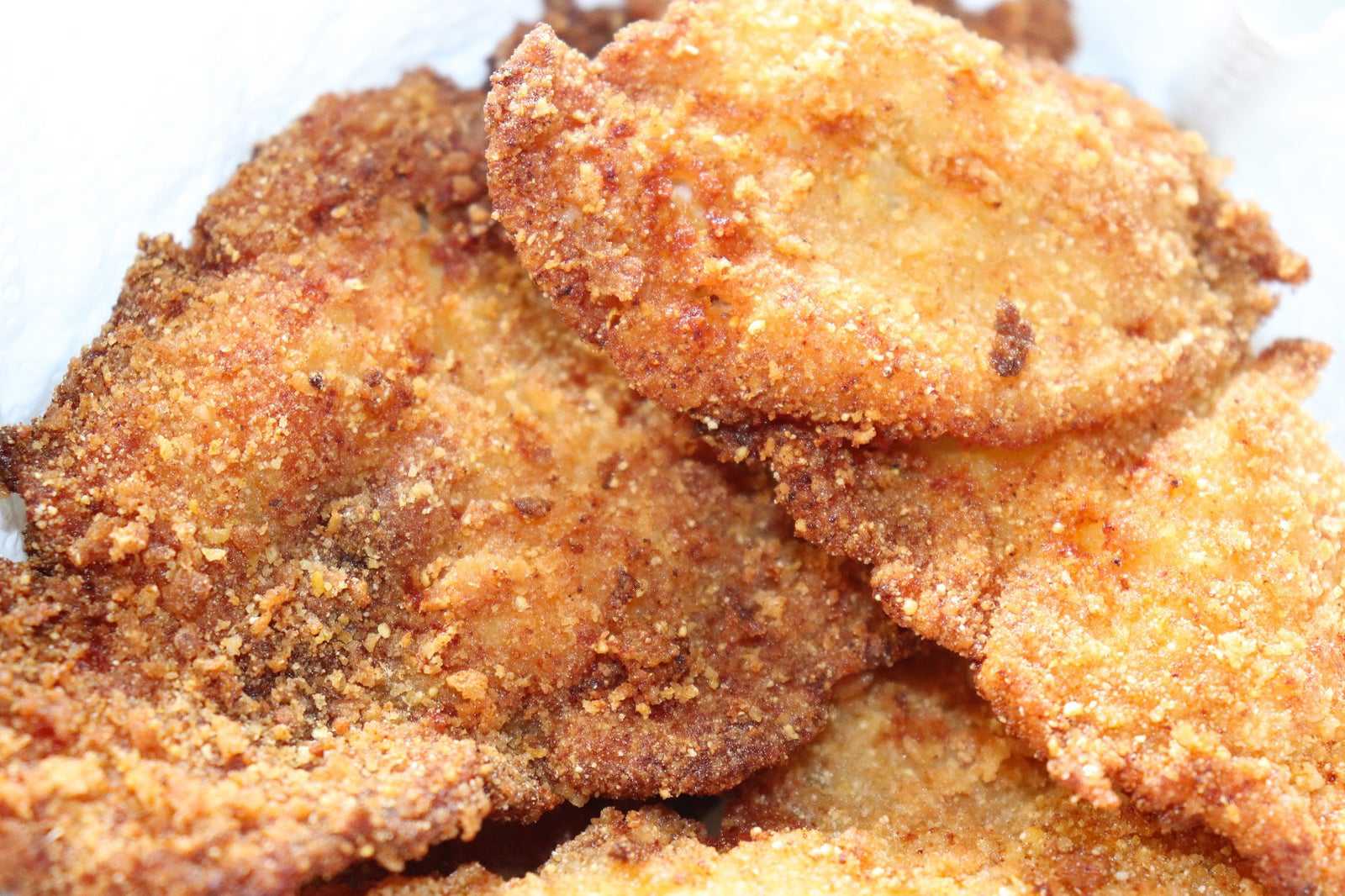 Deep-fried egg crisp