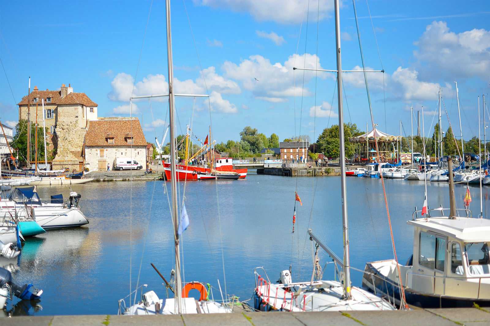 The Old Riggings in the Vieux Bassin port