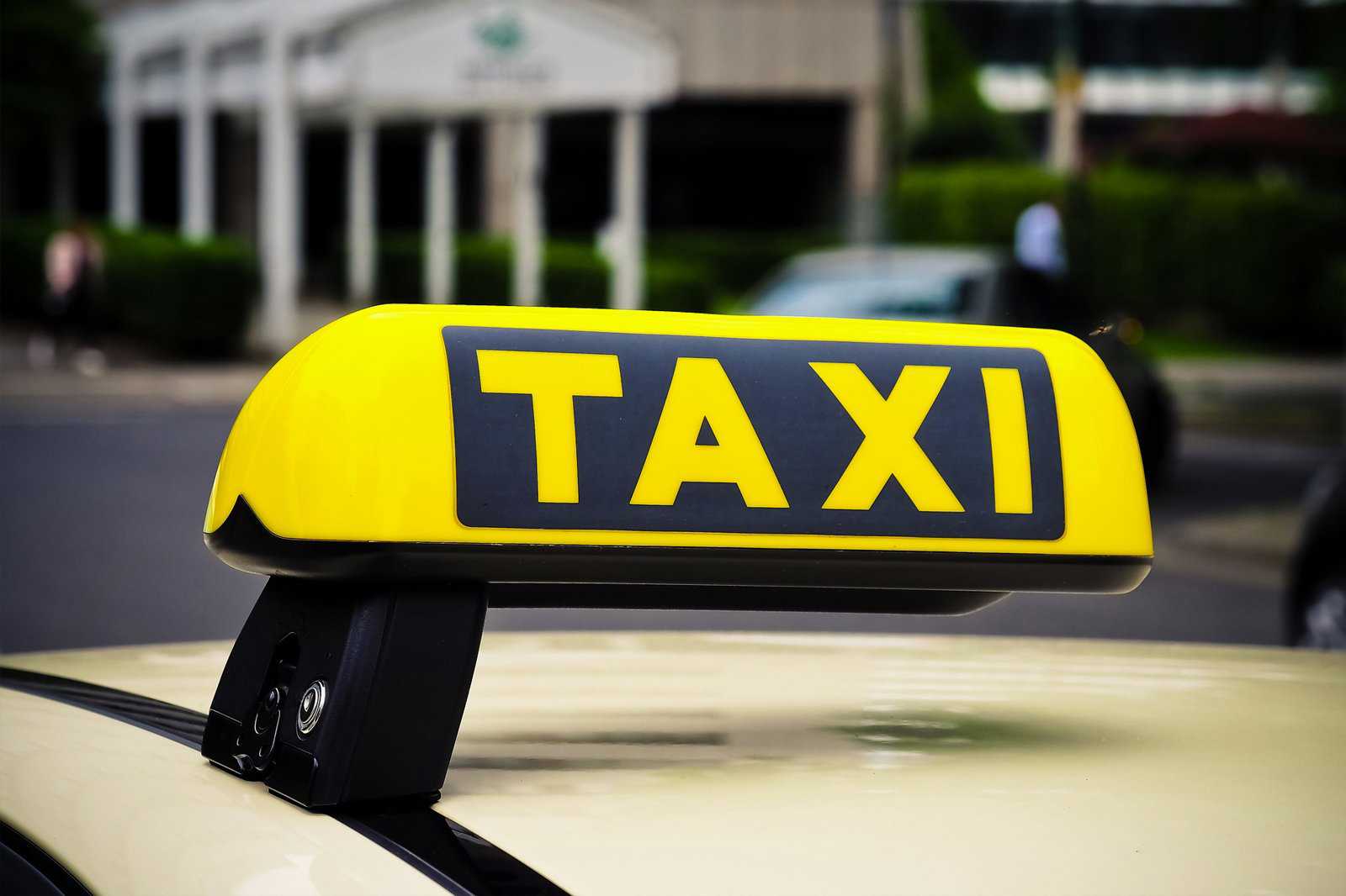 Taking a taxi