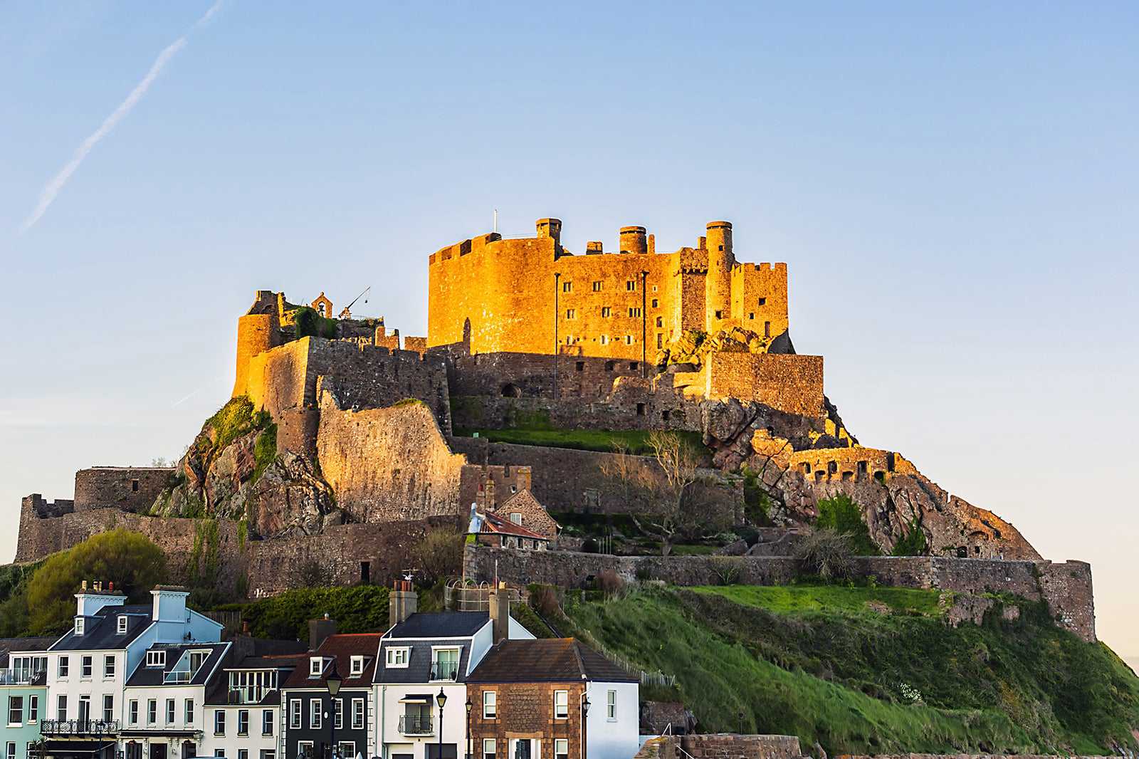 What are the main landmarks in Jersey?