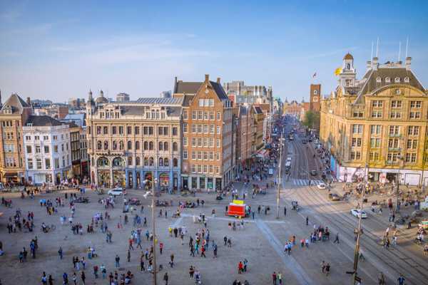 Dam Square in Amsterdam