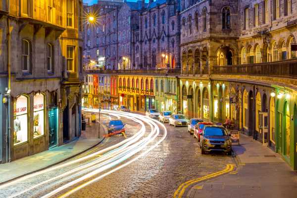Victoria Street in Edinburgh