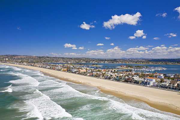 Mission Beach in San Diego