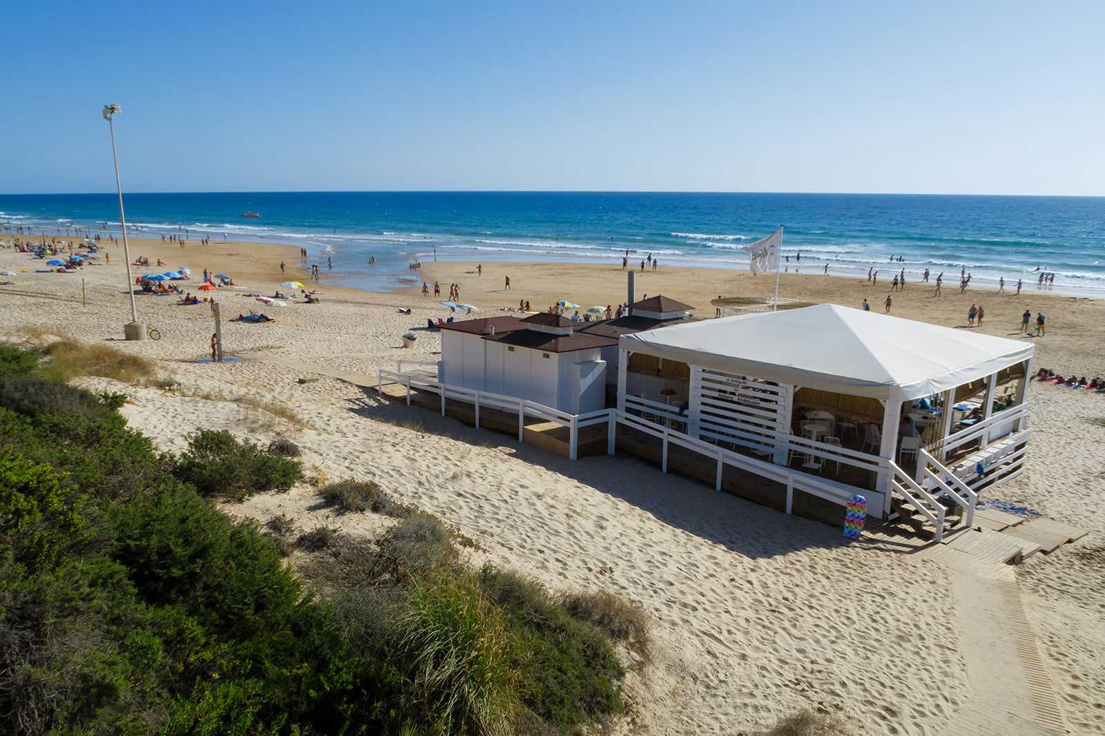 Sunbathe on La Barrosa Beach